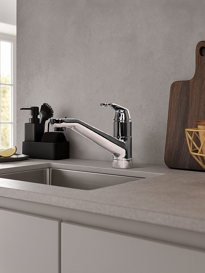 Смеситель для кухни (латунь, керамика) VRI Rialto HG900627