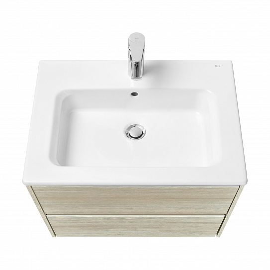 Тумба под раковину Roca Ona 600 светлый дуб 2 ящика A857613512