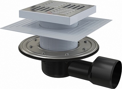 Сливной трап AlcaPlast APV3444 150 x 150/50/75
