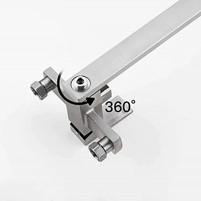 Смеситель для ванны Frap H802 F22802 универсальный нержавеющая сталь