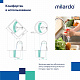 Смеситель для кухни с гибким изливом Milardo Meal M01WT0FM05