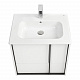 Тумба с раковиной Aquaton Ривьера 60 белый матовый 1A238801RVX20