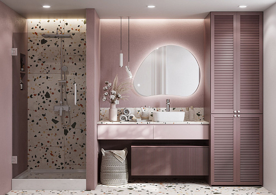 Раковина накладная Сантек Одри 420х420 Soft 1WH501709