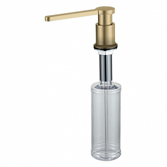 Дозатор латунь золотой сатин 300мл Gappo G406-3