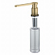 Дозатор латунь золотой сатин 300мл Gappo G406-3