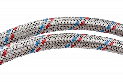 Подводка в оплётке S/S для смесителя, FIL- NOX, 1/2 x М10*1 х 18(35), 0.6 м (пара) MATEU 721060378