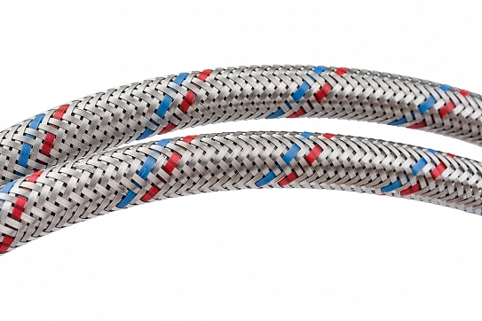 Подводка в оплётке S/S для смесителя, FIL- NOX, 1/2 x М10*1 х 18(35), 0.6 м (пара) MATEU 721060378