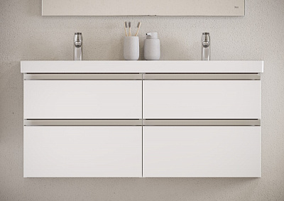 Раковина подвесная Roca The Gap 120х46, подвесная, 2 чаши A3270YS000