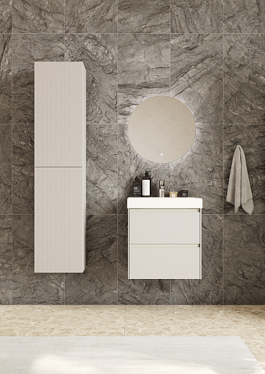 Тумба под раковину Roca Ona Ivory 600 слоновая кость, 2 ящика, ZRU9307861