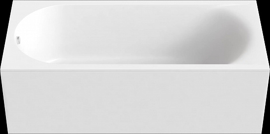 Ванна из литьевого мрамора 150х70 Афина BAS ВА00025 белый глянец