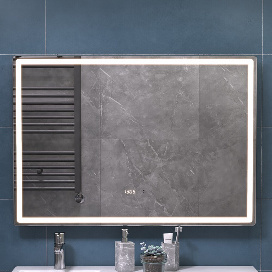 Зеркало в ванную 100х70 VIGO GEOMETRY LUXE 1000 на взмах