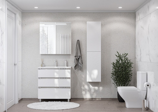 Зеркальный шкаф Roca Victoria Nord 80 белый глянец ZRU9000033