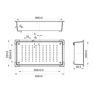 Коландер Iddis Kitchen Line KOL23GMi59