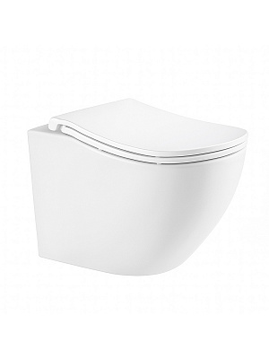 Унитаз подвесной MONTEREY Mont Blanc торнадо (крепеж, сиденье в комплекте)