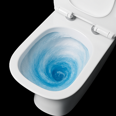 Унитаз-компакт безободковый MONTEREY ZT-T1215 смыв торнадо