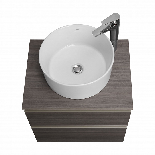 Тумба под раковину Roca The Gap 60 городской дуб 2 ящика A857397402