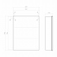 Шкаф зеркальный навесной Vigo Geometry Comfort 600