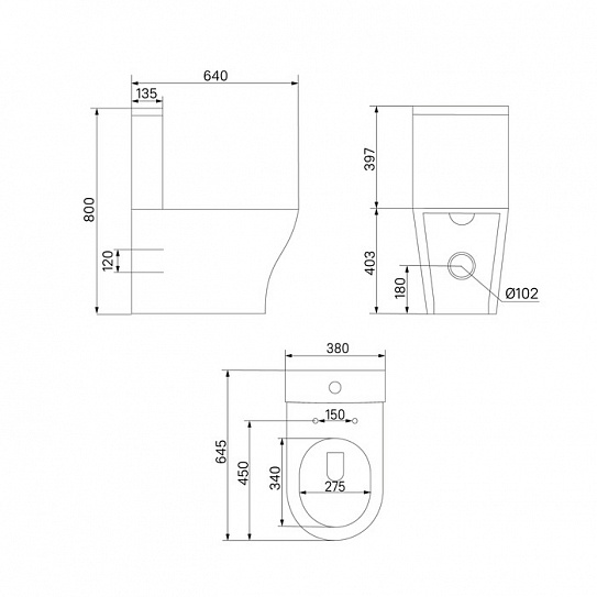 Унитаз-компакт безободковый Iddis Stone STNRDSEi24