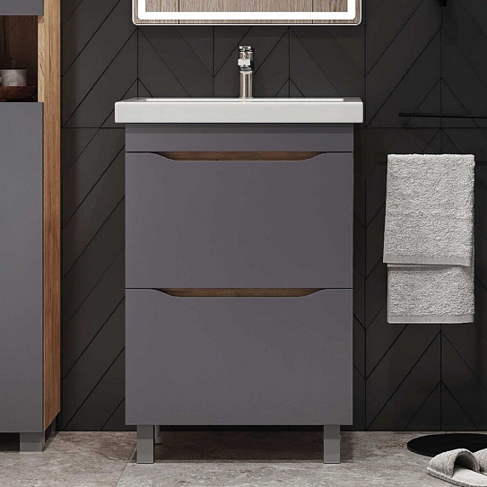 Тумба под раковину VIGO Wave 600-0-2 (Como) дуб золотой