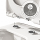 Сиденье для унитаза тонкое дюропласт с микролифтом Vitra 810-003-009