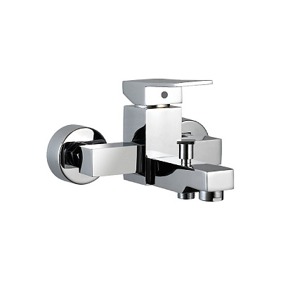 Смеситель для ванны с коротким изливом Jaquar KUBIX KUB-CHR-35119F