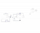 Смеситель для ванны с коротким изливом RUSH Melos SUS1101-44Grey графит