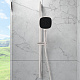 Душевой гарнитур 3 режима Vitra Core Square A4591734EXP брашированный никель