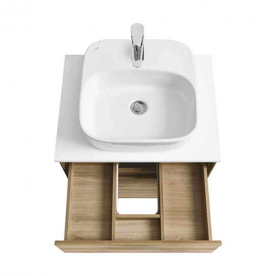 Тумба под раковину Aquaton Либерти 60 дуб эльвезия 1A279401LYC70