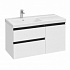 Тумба под раковину Roca Domi 100 белый глянец 2 ящика, левая A857477806