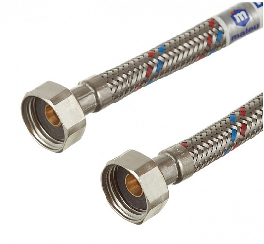 Гибкая подводка для воды 1/2 гайка-гайка 100 см MATEU 8836