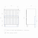 Тумба напольная с раковиной Vigo Finlay 700-0-2 tn.FIN.COM.70.2Y