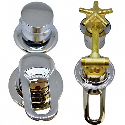 Смеситель для душевой кабины 5-и режимный 120 мм в сборе MirWell 0921055005