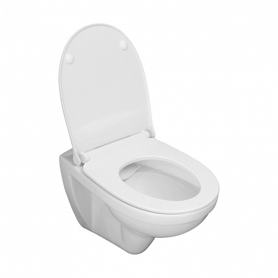 Подвесной унитаз безободковый с инсталляций Сантек Бореаль rimless (с тонким сиденьем, панель белая 1WH501832