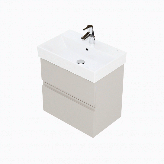 Тумба под раковину Roca Oleta 60 капучино, 2 ящика, A857639515