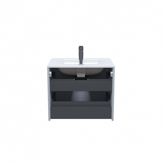 Тумба с умывальником подвесная IDDIS Edifice 60 см светло-серый EDI60L0i95K