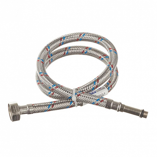 Подводка тонкий штуцер М-(10*1*35) Х 1/2 " 80см MATEU длинный, арт 721080086