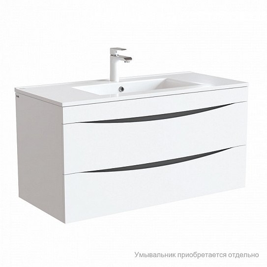 Тумба без раковины Iddis Cloud 100 белая CLO10W1i95