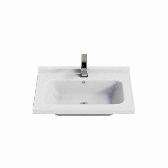 Раковина мебельная MIRSANT Simple 60 керамика