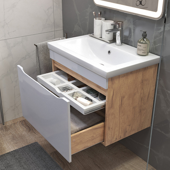 Тумба под раковину Grani 700-0-1 (под ум-к Como 70) навесная дуб золотой