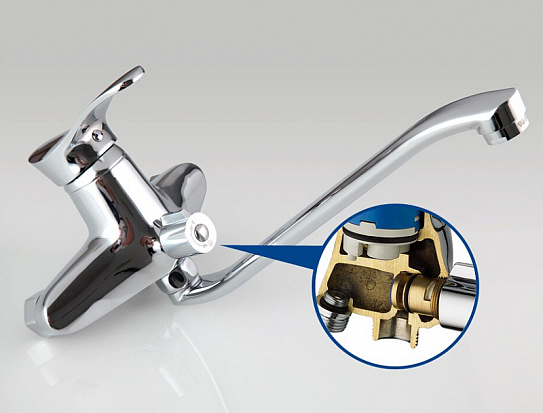 Смеситель для ванны Frap H01 F2201 универсальный Хром