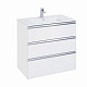 Тумба под раковину Roca The Gap 80 белый глянец 3 ящика A857406806