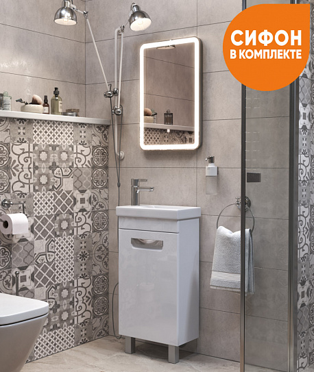 Тумба напольная Vigo Plaza 400-1-0 (под умывальник Миранда 40) tnPLA MIR40 1D