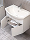 Тумба подвесная с раковиной 70 см Vigo Wing 700-2-0 tp.WIN.BAL.70.2D белый
