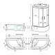 Душевая кабина ERLIT ER 3512TPR-C4