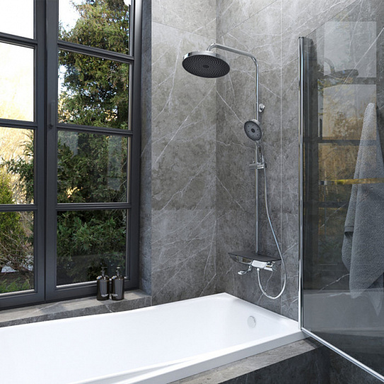 Смеситель для ванны с верхним душем Iddis SpaHome SPASBBTi06