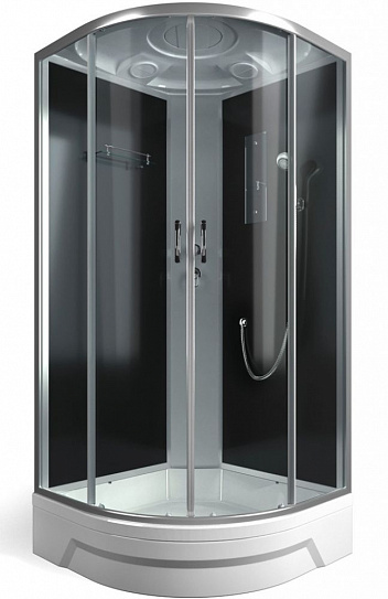 Душевая кабина 90х90 угловая Erlit ER350926-C4-RUS средний поддон, четверть круга