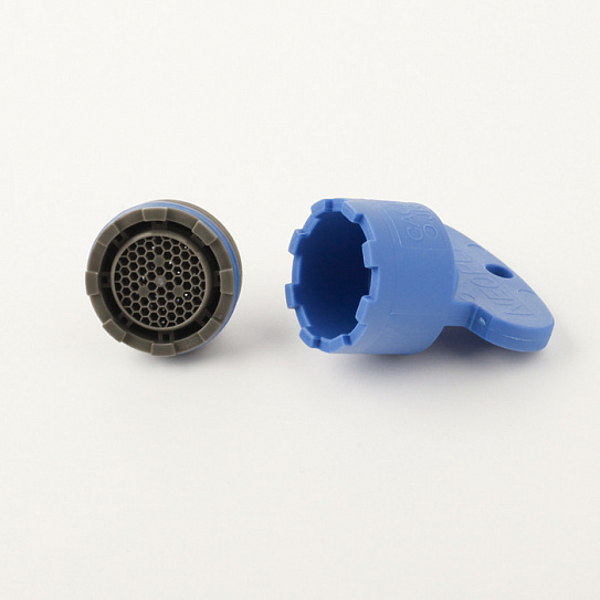 996P22B3SM Аэратор М22, пластик, наружная резьба, встраиваемый, для ванны