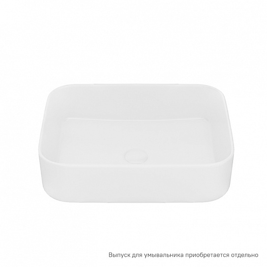 Раковина накладная 51х39 см Iddis Bridge BRIWS05i27 прямоугольная