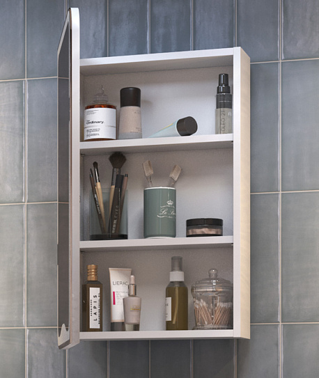 Зеркальный шкаф в ванную 45 см Vigo Callao 450 zsh.CAL.45