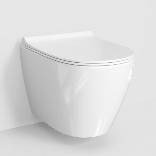 Унитаз с крышкой WasserKRAFT Mindel 2 в 1 H002.E034